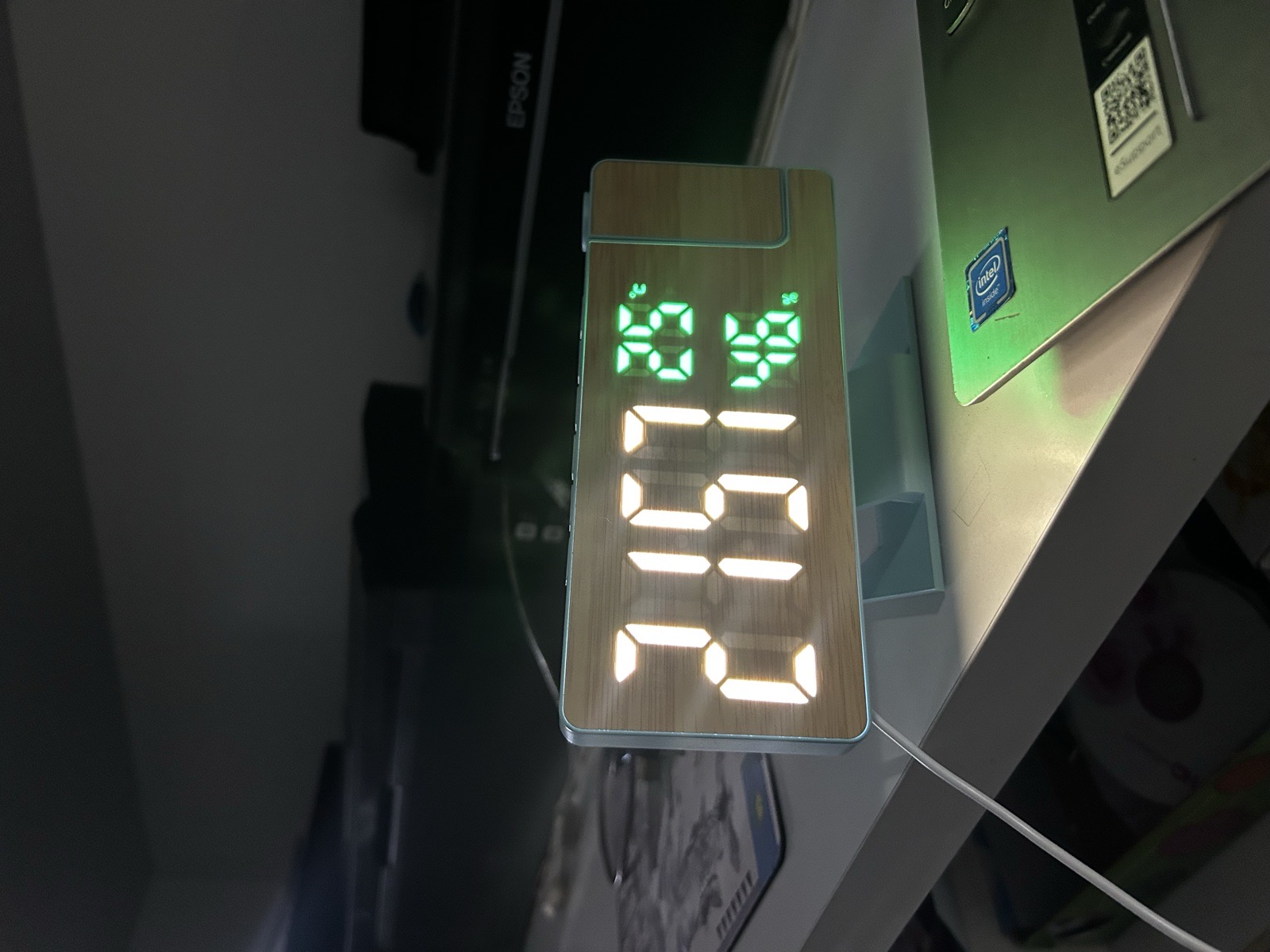 Электронды LED сағат